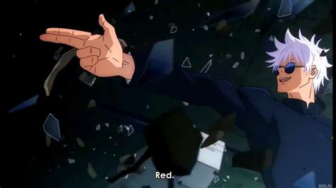 Gojo uses cursed technique reversal RED | Jujutsu Kaisen Season 2 ...