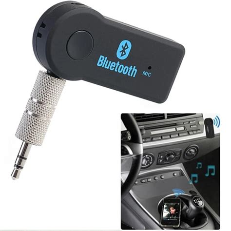 Universal 3.5mm Streaming Car kit A2DP Wireless Bluetooth PC Labtop AUX ...