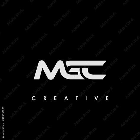 MGC Letter Initial Logo Design Template Vector Illustration Stock Vector | Adobe Stock