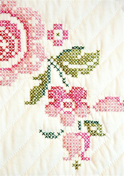 Cross Stitch Flower 1 Photograph by Marilyn Hunt