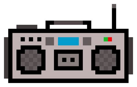 Pixel Art BoomBox Animation by Ate-Bit on deviantART | Pixel art, Pixel, Animation