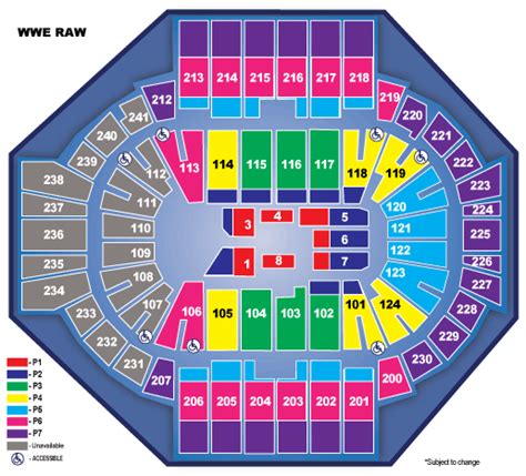 Wwe Raw Xl Center Seating Chart | Awesome Home