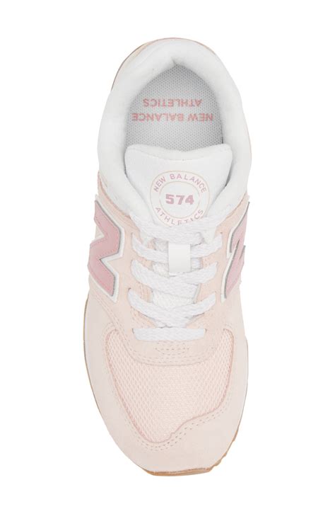 New Balance Kids' 574 Sneaker in Crystal Pink at Nordstrom, Size 3 M ...