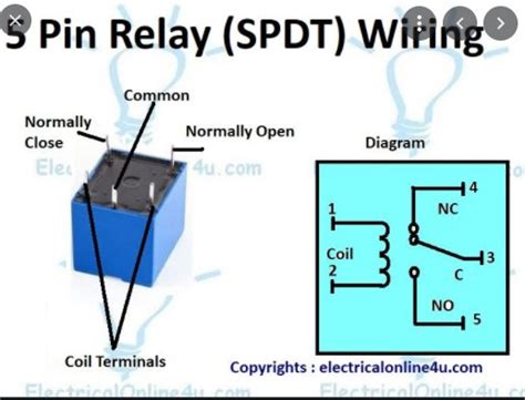 How does a 5-pin relay work? - Quora