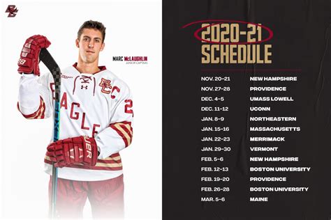 Boston College Men's Hockey Schedule Released - Sports Illustrated Boston College Eagles News ...