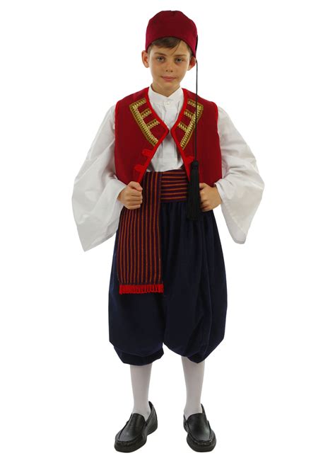 Aegean Islands Boy Traditional Greek Costume : greek-traditional ...