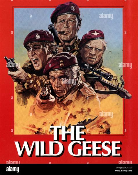 THE WILD GEESE POSTER Date: 1978 Stock Photo - Alamy