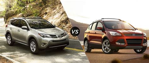 2015 Toyota RAV4 vs 2015 Ford Escape