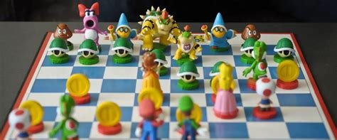 This Super Mario Brothers Chess Set Is Truly Impressive - Geeky