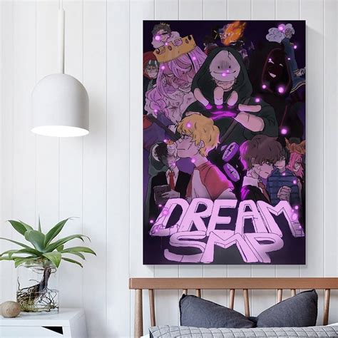 Buy KHVNGF Dream SMP Poster Dream SMP Room Decor Dream SMP Merch (Dream SMP Scroll Poster ...