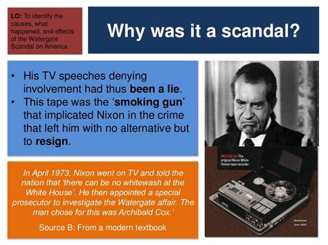 Nixon and the watergate scandal