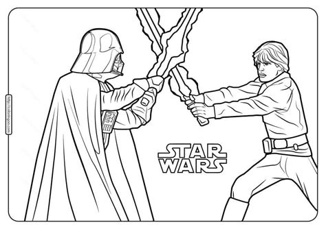 Dibujos de Luke Skywalker para colorear e imprimir– ColoringOnly.Com