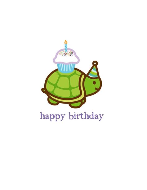 Turtle Birthday Card | Feliz cumpleaños, Tarjetas de cumpleaños, Cumpleaños