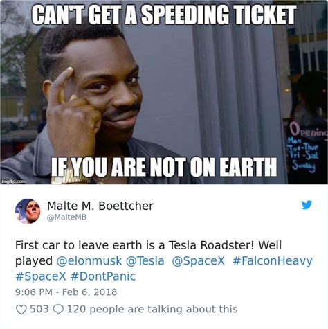 47 Of The Funniest Reactions To Elon Musk Sending Tesla Car To Mars | Bored Panda