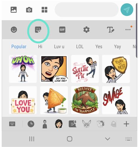 Bitmoji for Samsung Keyboard – Bitmoji Support