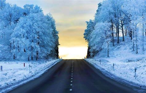 Snow Road Wallpapers - Top Free Snow Road Backgrounds - WallpaperAccess