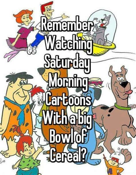 Remember watching Saturday morning cartoons with a big bowl of cereal? | Cartoons | Pinterest ...