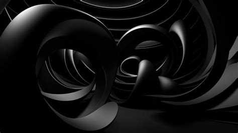 Void Abstract Black A 3d Rendered Empty Background Backgrounds | JPG ...