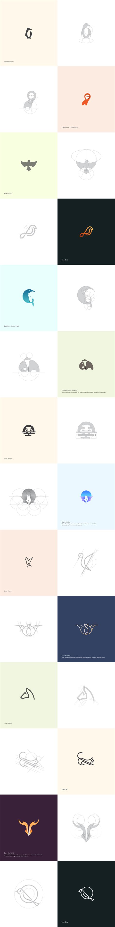 Logos with Grid on Behance