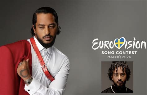 Le chanteur Slimane représentant de la France à l’Eurovision 2024 avec ...