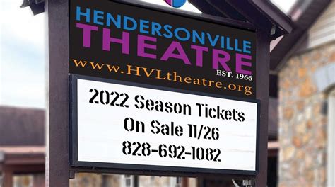 Hendersonville Community Theatre Changes Name to Hendersonville Theatre - Hendersonville.com