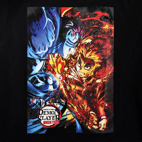 Demon Slayer - Rengoku vs. Akaza T-Shirt black | Elbenwald