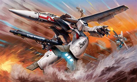 1/72 Scale VF-1J/A Valkyrie Gerwalk Mode from Super Dimension Fortress Macross Updated ...