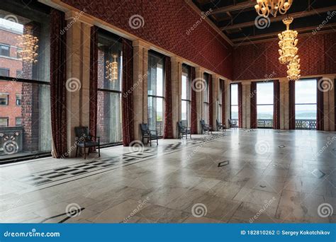 Norway. Oslo City Hall. the Interior of the Town Hall. September 18, 2018 Editorial Photography ...