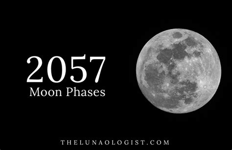 2057 Moon Phases: Lunar Phases Calendar for 2057 ⋆ The Lunaologist