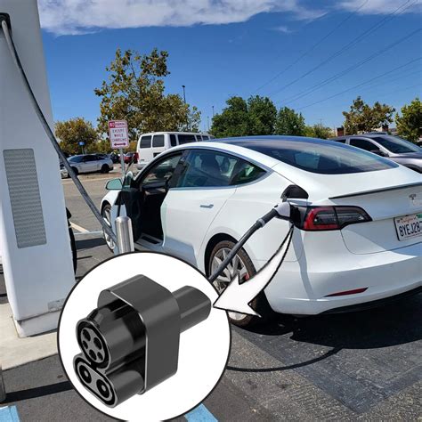 Supercharger Ccs Combo1 Chademo Adapter Tesla Electric Car Tesla Ccs1 ...