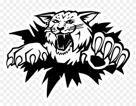 Moncton Wildcats Logo Black And White - Moncton Wildcats Clipart ...