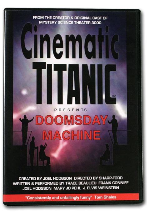 Amazon.com: Cinematic Titanic Presents: Doomsday Machine : Stoney Sharp ...