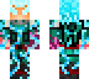 deku one for all full cowling 100% | Minecraft Skin