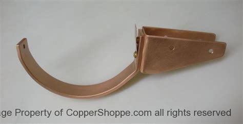 Copper Gutter Brackets for all types of installations | The New CopperShoppe.com