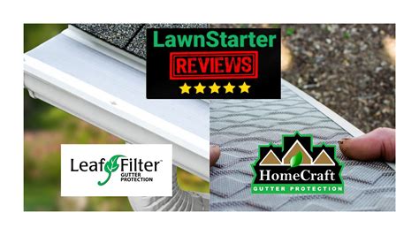 LeafFilter vs. HomeCraft Gutter Guards Review - Lawnstarter