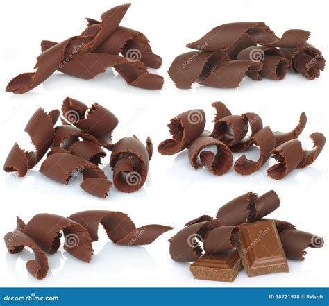 Chocolate Shavings With Dried Coconut Up-Close Stock Image ...