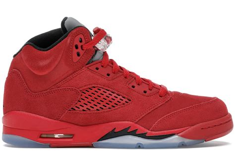 Jordan 5 Retro Red Suede (GS) - 440888-602