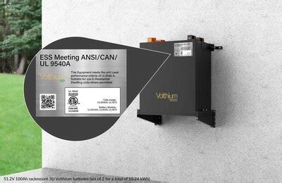 Volthium’s Rackmount batteries achieve UL9540A certification - Canadian ManufacturingCanadian ...