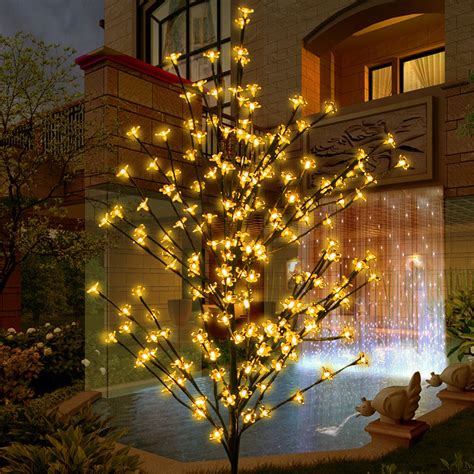 LED Cherry Blossom Tree Lights, Ucharge Lighted Christmas Tree Light ...