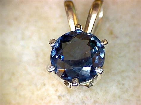 Beautiful Blue Spinel Pendant by adamsminerals on Etsy