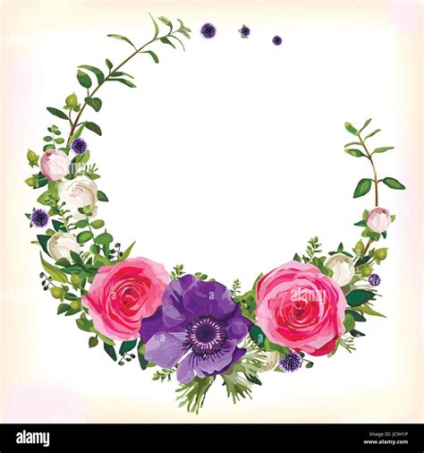 Purple poppy wreath hi-res stock photography and images - Alamy