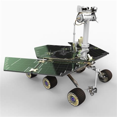 Mars Spirit Opportunity Rover 3D Model .max .obj .3ds .lwo .lw .lws .ma ...