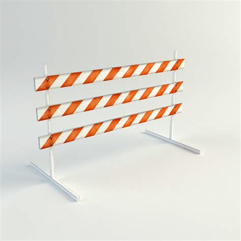 3d Traffic Barrier Model