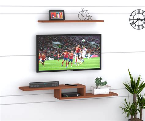 Buy Anikaa Archie Engineered Wood Wall TV Unit/TV Stand/Wall Set Top Box Stand/TV Cabinet/TV ...