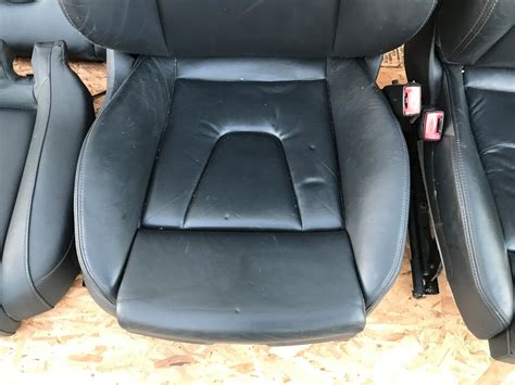 Used Audi A5 S5 Rs5 8t Coupe Leather Seat Seats Set Front Rear Black Color Oem for Sale | 8T0