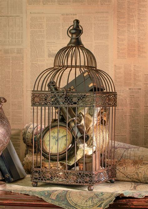 Decorating with Vintage Bird Cages