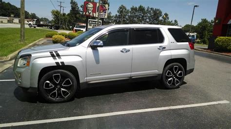 Sport GMC terrain with black/polished 20's | Gmc terrain, Car show, Gmc