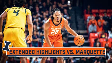 Marquette at Illinois | Extended Highlights | Big Ten Men's Basketball ...