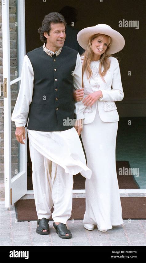 Imran Khan Jemima Goldsmith Wedding High Resolution Stock Photography ...