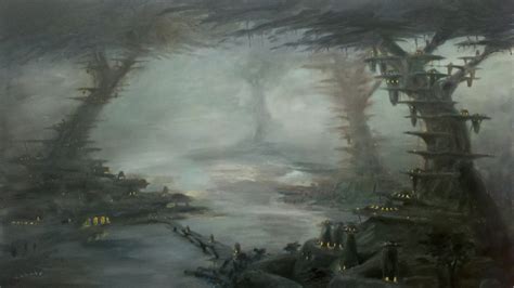 Kashyyyk painting by me, Marcus Gran : StarWars